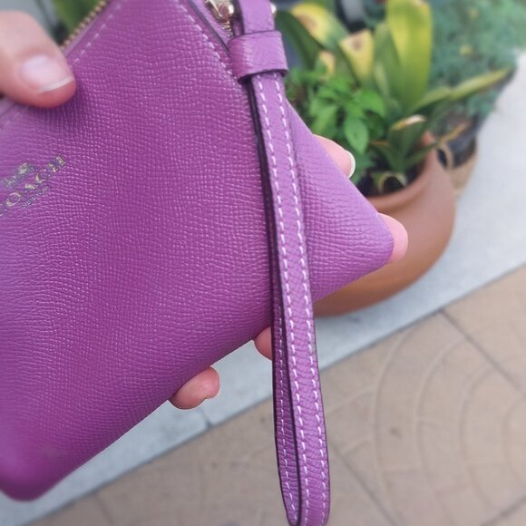 Coach small wristlet lavander - Picture 4 of 11